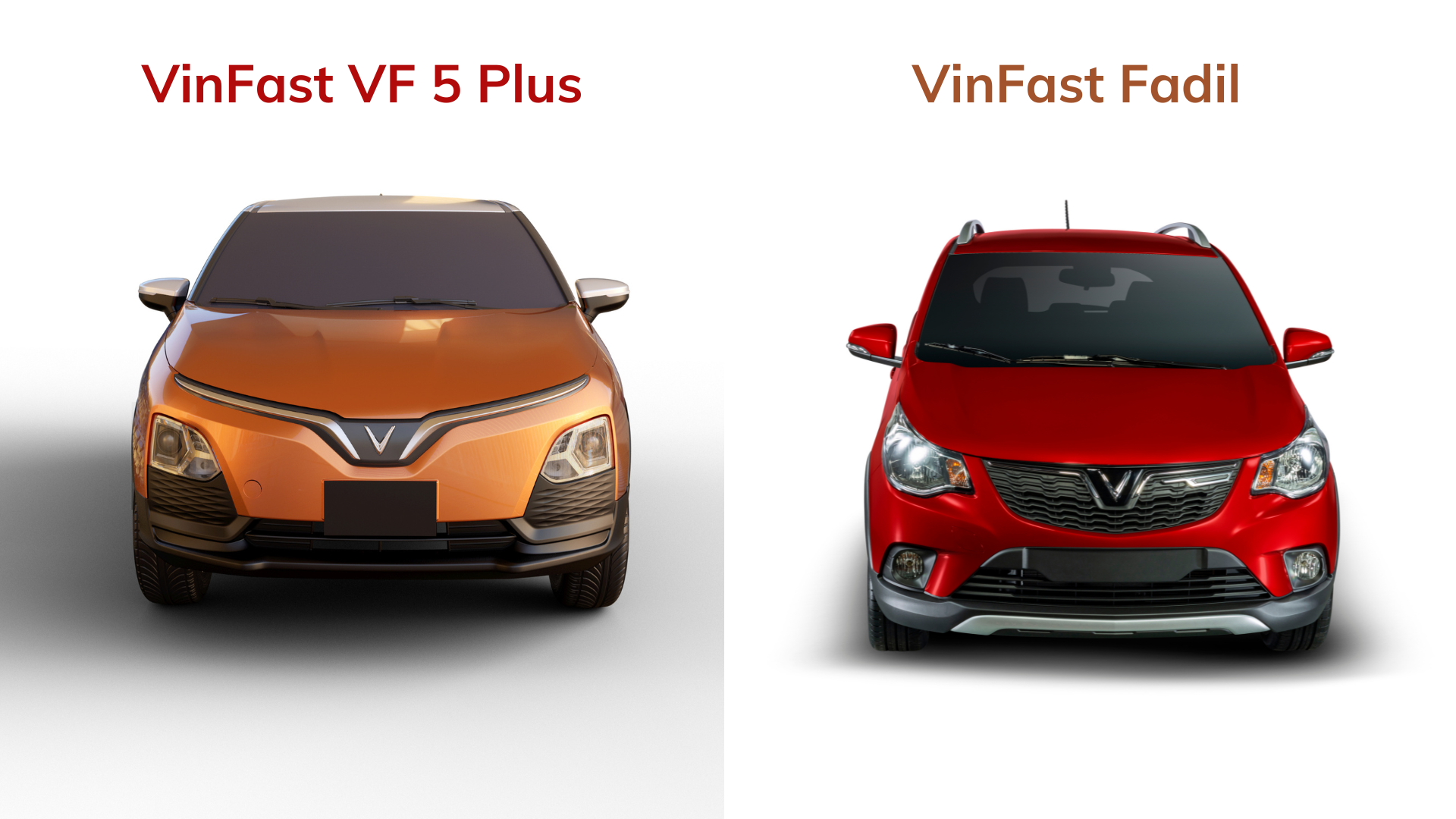 So sánh VinFast VF5 Plus và Fadil tổng quan